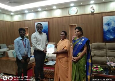 MoU Signed @ Care college of Arts & Science , Thayanur,Trichy